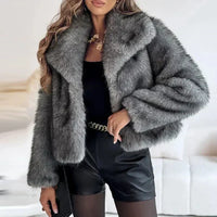 Sophia | Women's Short Faux-Fur Jacket for Fall