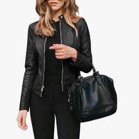 Emilia | Women's Short Leather Jacket for Fall