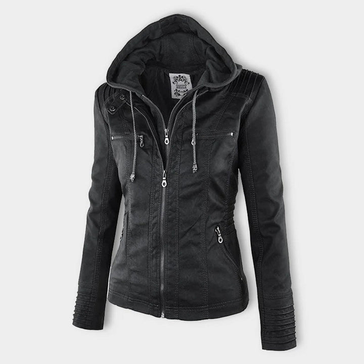 Women's Sleek Insulated Jacket with Removable Hood (10)