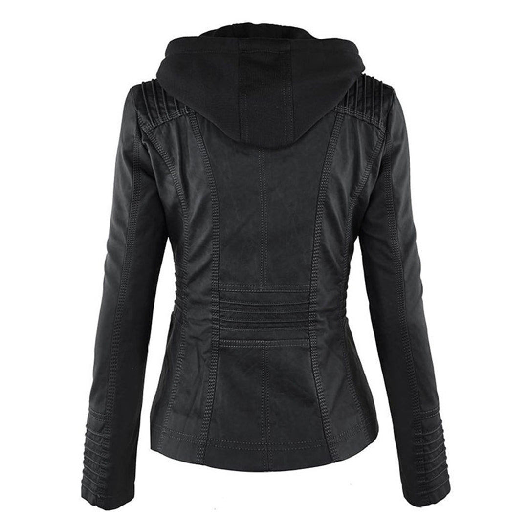 Women's Sleek Insulated Jacket with Removable Hood (12)