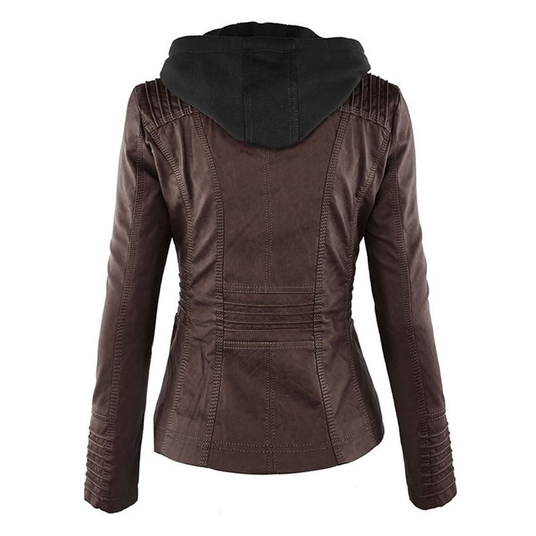 Women's Sleek Insulated Jacket with Removable Hood (14)