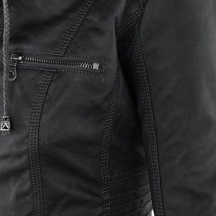 Women's Sleek Insulated Jacket with Removable Hood (19)