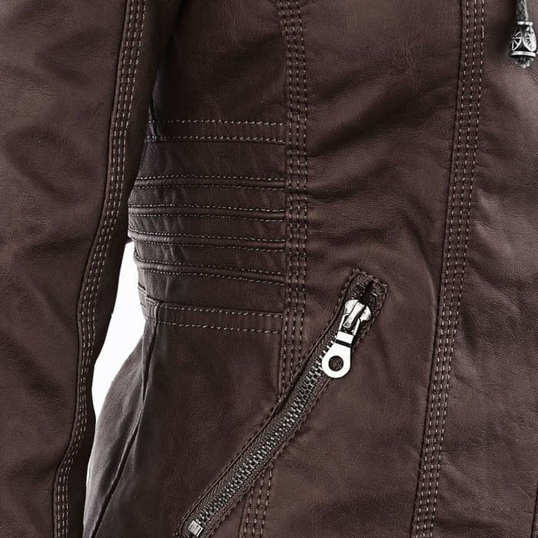 Women's Sleek Insulated Jacket with Removable Hood (21)