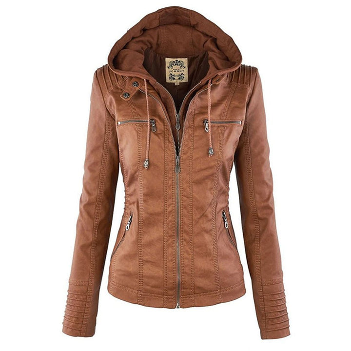 Women's Sleek Insulated Jacket with Removable Hood (4)