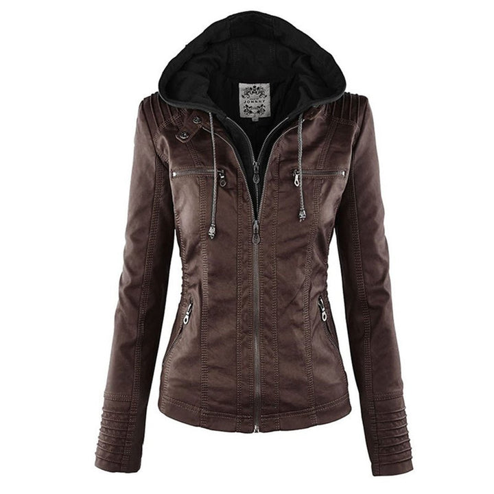 Women's Sleek Insulated Jacket with Removable Hood (6)