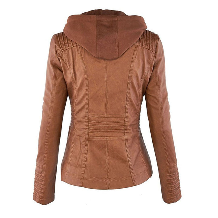 Women's Sleek Insulated Jacket with Removable Hood (9)