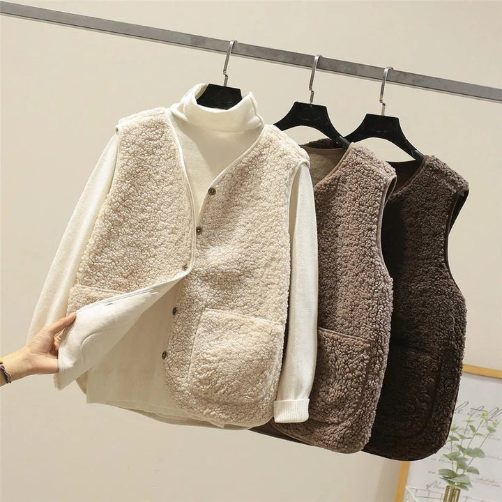 Women's Sleeveless Knit Vest for Layering (6)