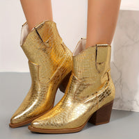 Layla | Women's Slip-On Ankle Boots with Pointed Toe