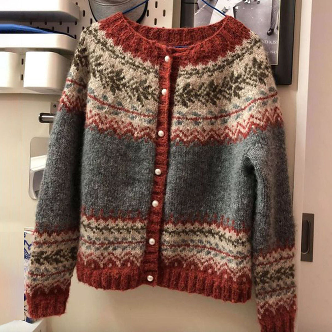 Women's Soft Knit Cardigan for Fall in Grau (fast ausverkauft)