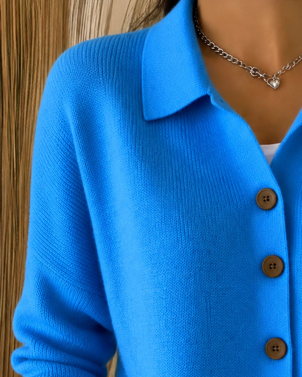 Women's Soft Knit Cardigan with Relaxed Fit (2)