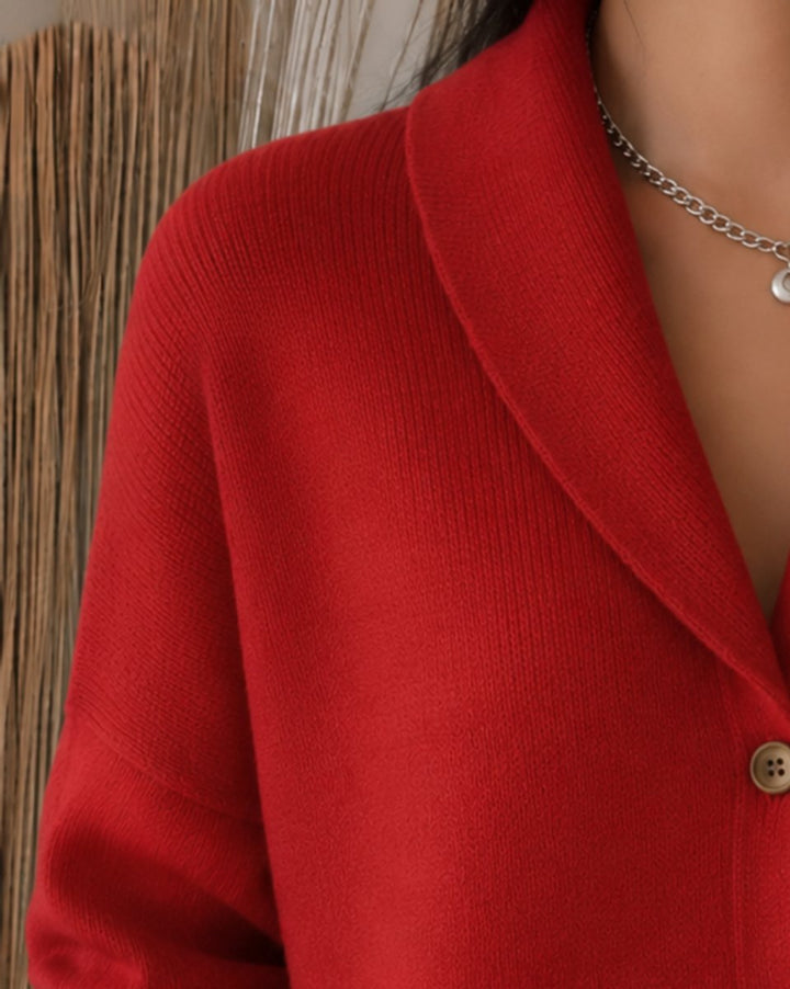 Women's Soft Knit Cardigan with Relaxed Fit (4)