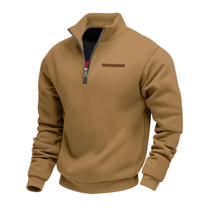 Women's Soft Relaxed Sweatshirt for Comfort in Brown