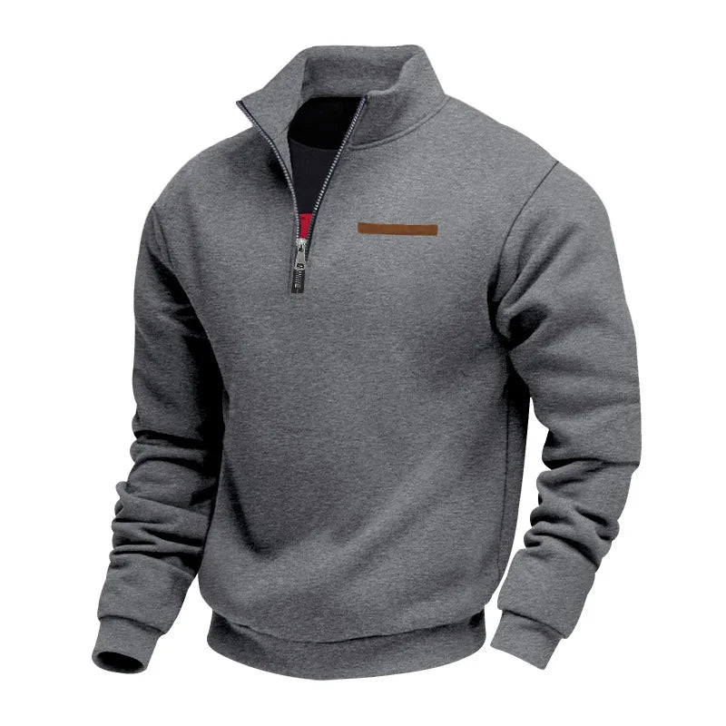 Women's Soft Relaxed Sweatshirt for Comfort in Dark Grey