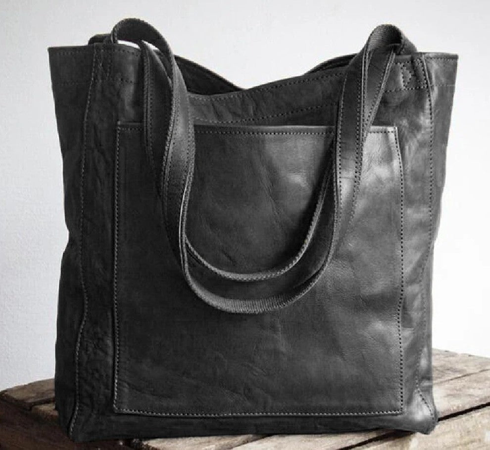 Women's Spacious Everyday Tote Bag in Black