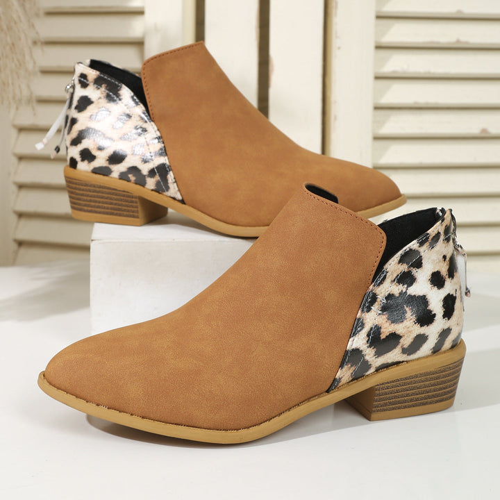 Women's Statement Animal Print Ankle Boots (12)
