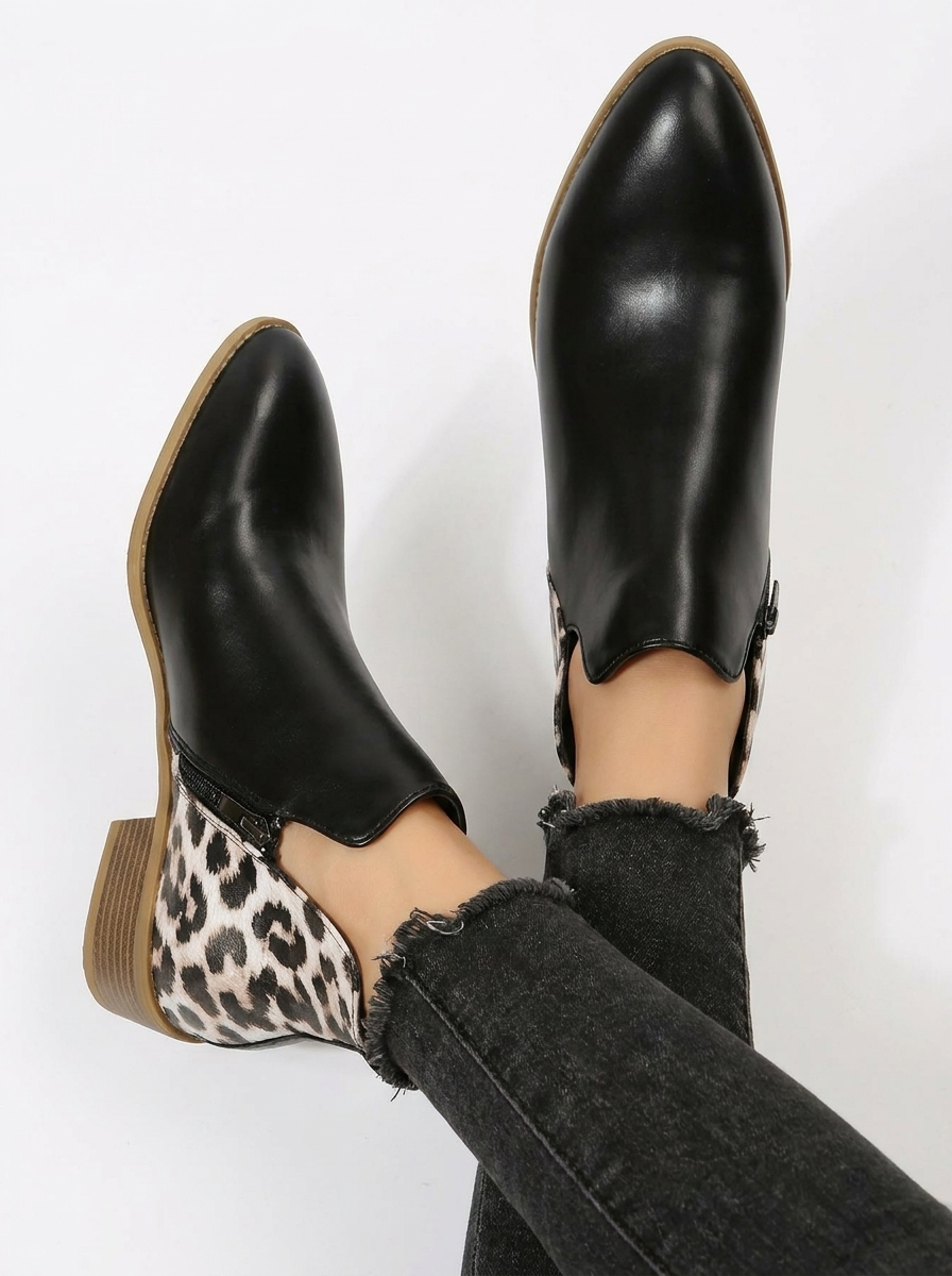 Women's Statement Animal Print Ankle Boots (15)