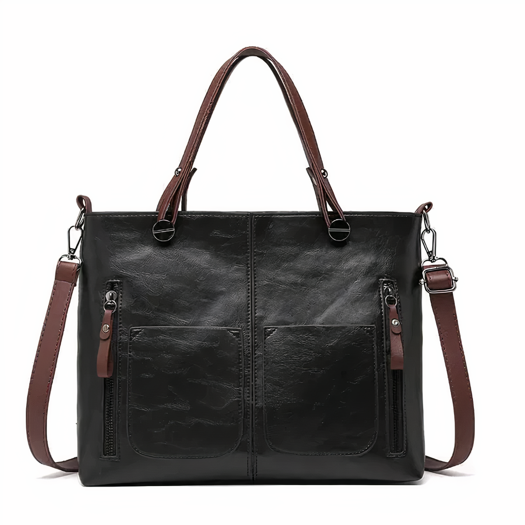 Women's Structured Everyday Crossbody Purse in Black
