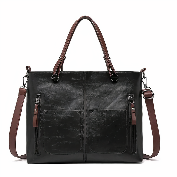 Women's Structured Everyday Crossbody Purse in Black