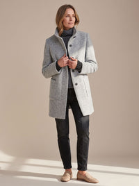 Amelia | Women's Structured Fall Coat with Patch Pockets