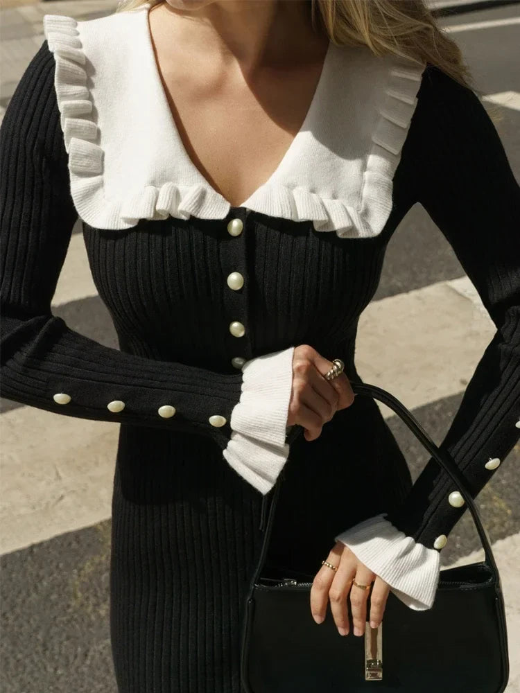 Women's Sweater Dress Maxi for Fall Weddings (8)
