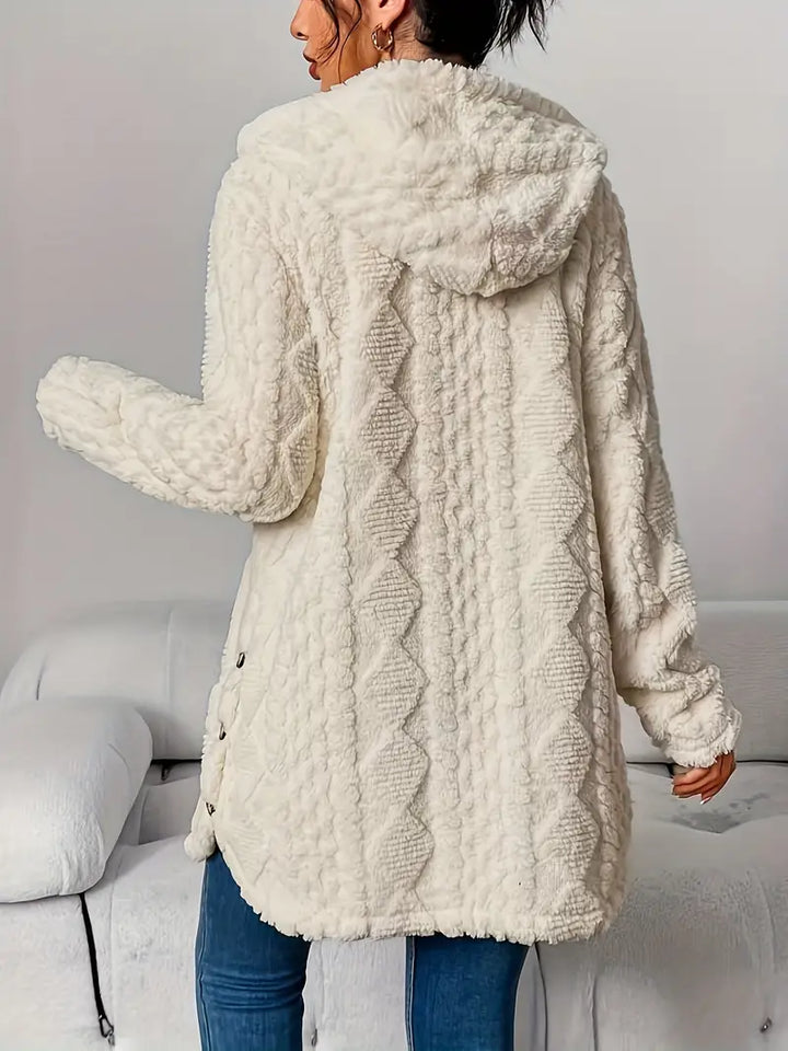 Women's Textured Hooded Knit Cardigan (10)