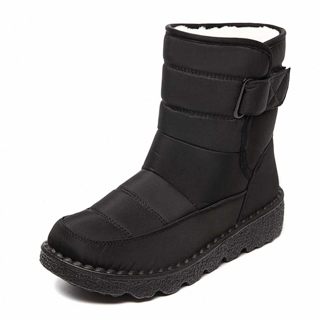 Women's Thermal Waterproof Ankle Boots in Black