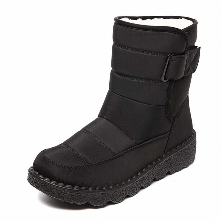 Women's Thermal Waterproof Ankle Boots in Black