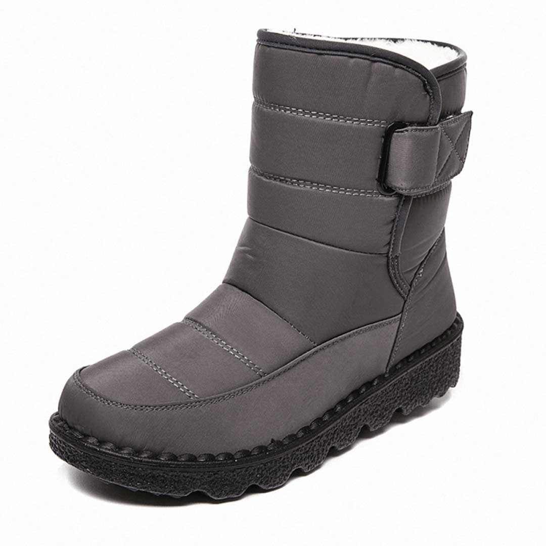 Women's Thermal Waterproof Ankle Boots in Grey