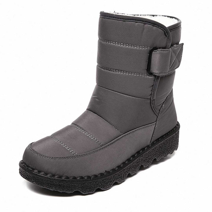 Women's Thermal Waterproof Ankle Boots in Grey