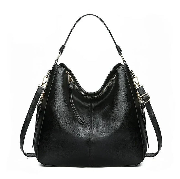 Women's Vegan Leather Tote Bag for Work in Blue 3