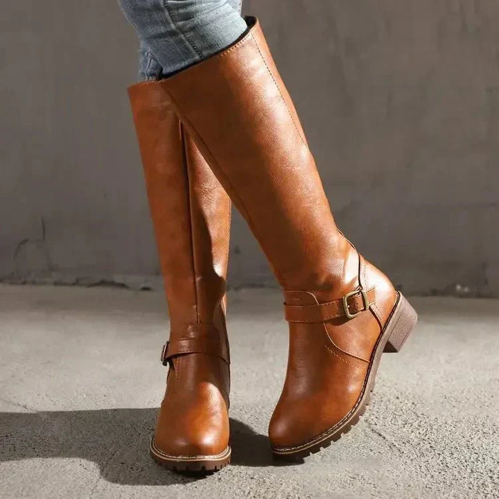 Women's Versatile Boots for Elegant Styling in Brown