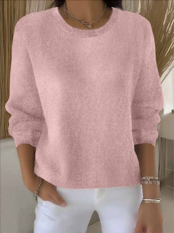 Women's Versatile Sweater for Casual and Formal Wear in Pink
