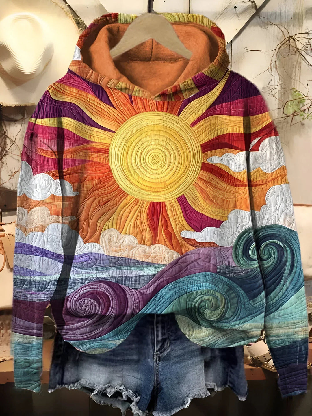 Women's Vibrant Hoodie for Fall Outfits
