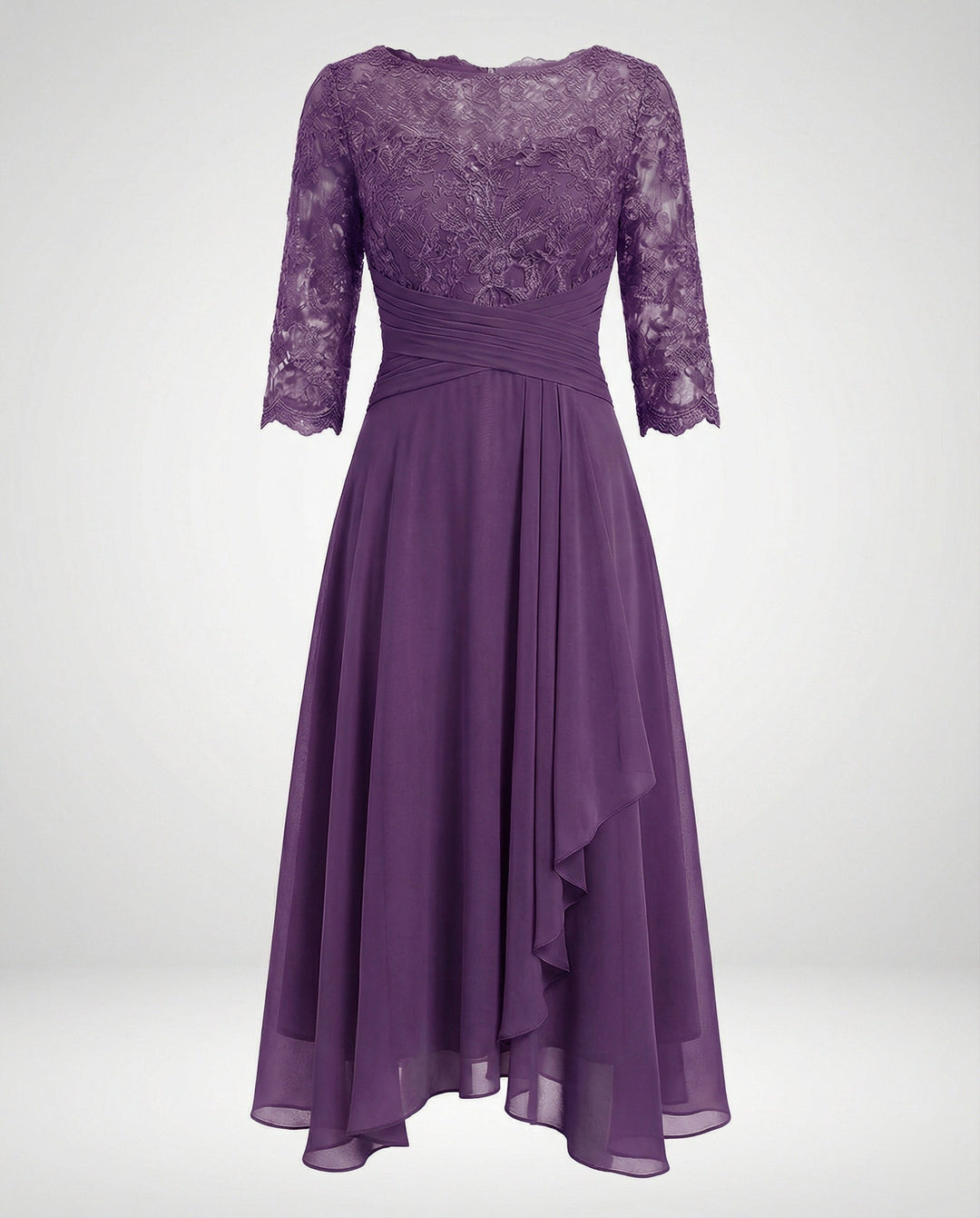 Women's Viscose Fall Wedding Guest Dress (11)