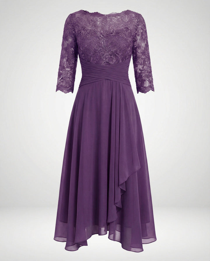 Women's Viscose Fall Wedding Guest Dress (11)