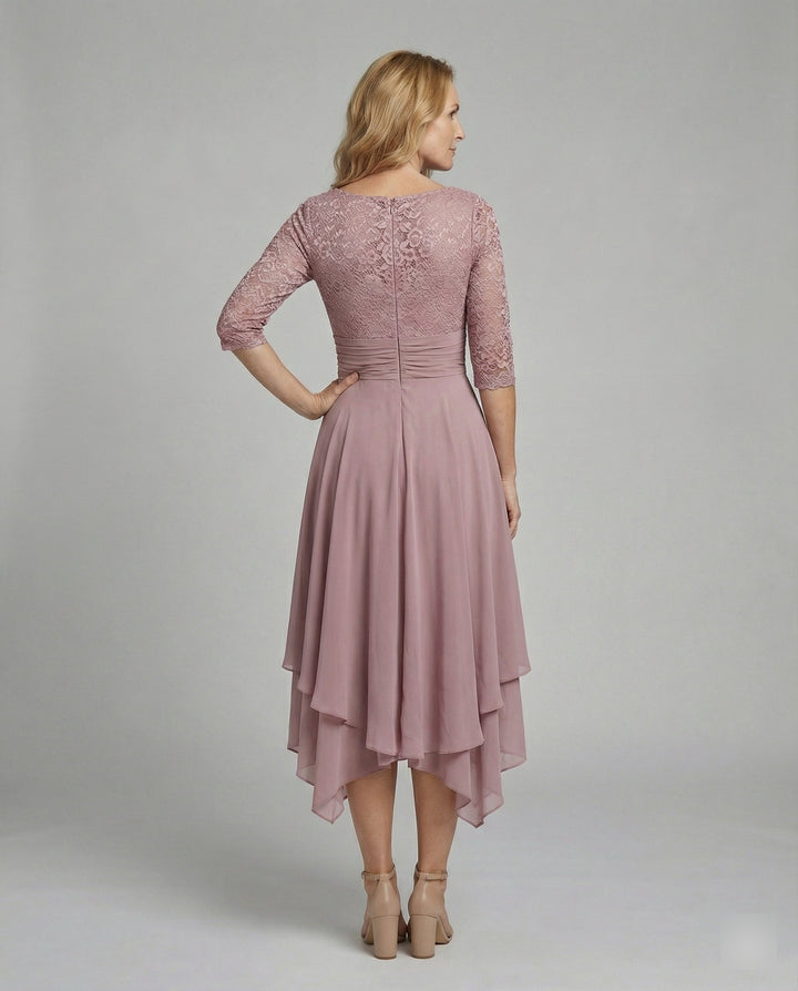 Women's Viscose Fall Wedding Guest Dress (4)