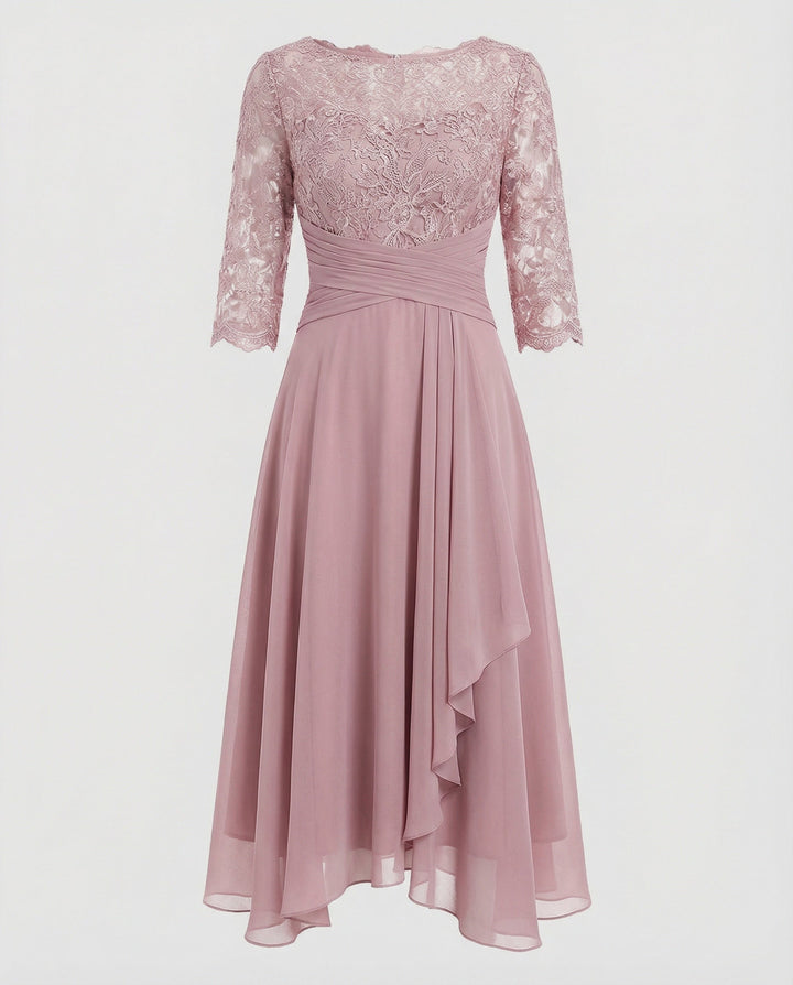Women's Viscose Fall Wedding Guest Dress (8)