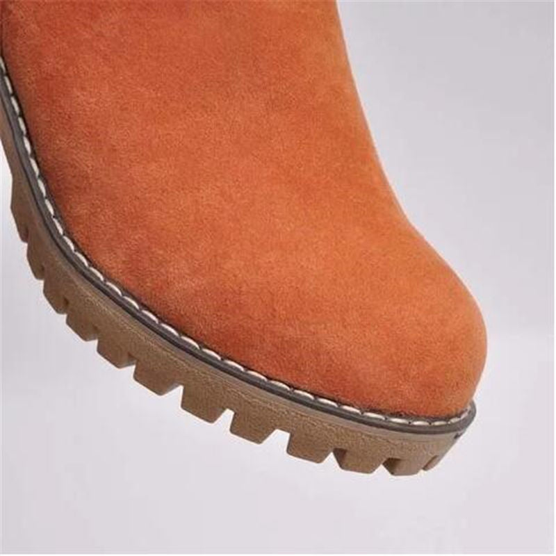 Women's Warm Brown Fall Boots (2)