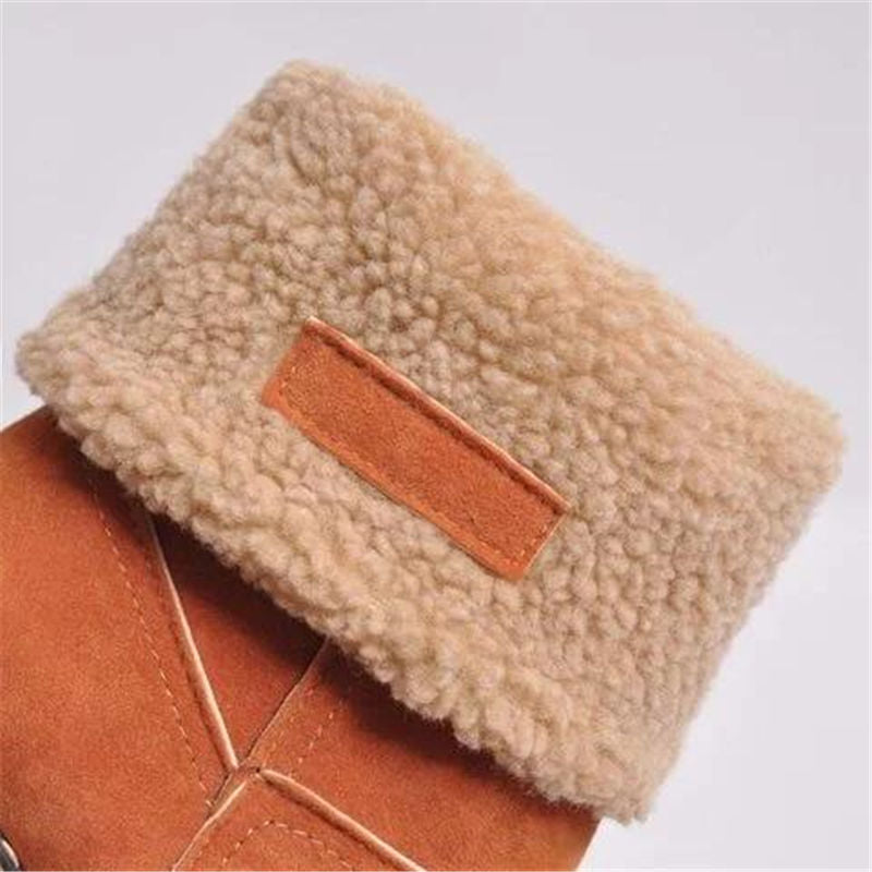 Women's Warm Brown Fall Boots (3)