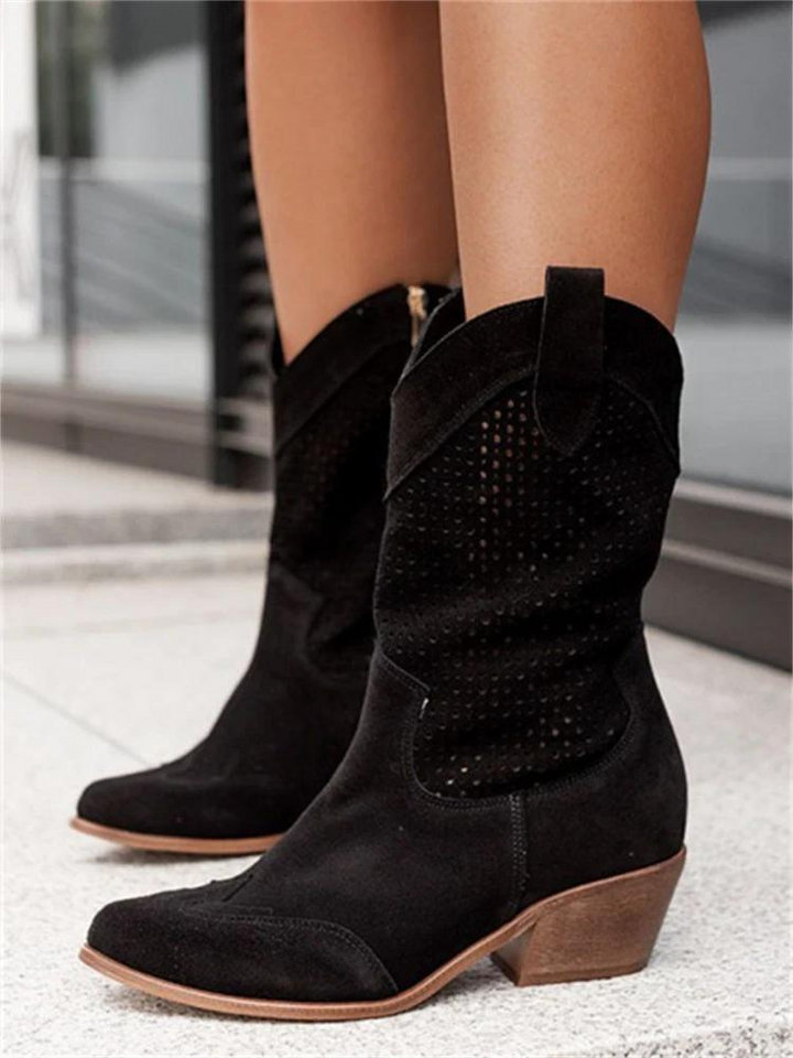 Women's Western Boots for Fall Outfits in Black