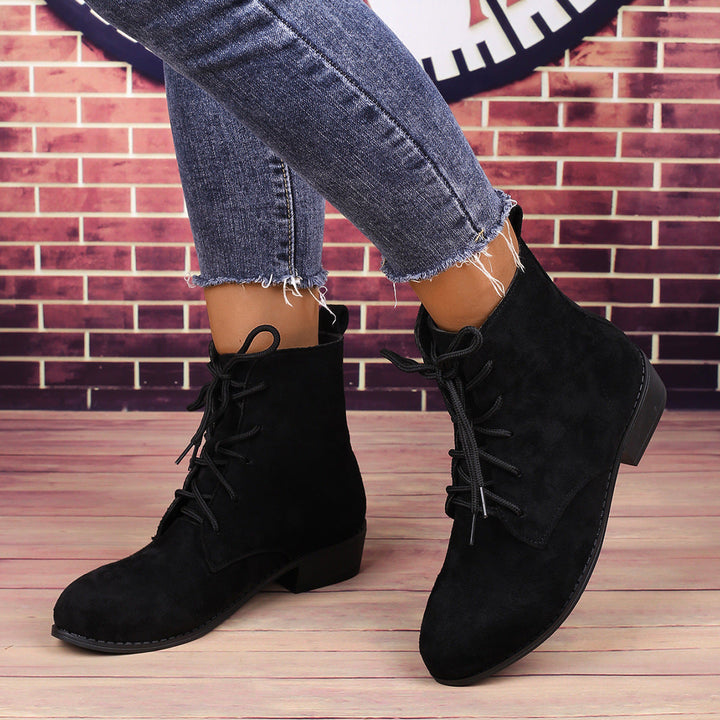 Women's Western Boots with Ankle Lacing (3)