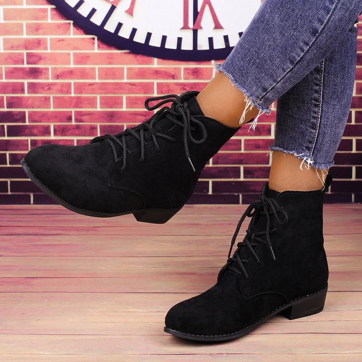 Women's Western Boots with Ankle Lacing (5)