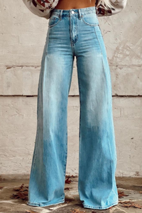 Nova | Women's Wide-Leg Boho Print Jeans for Fall
