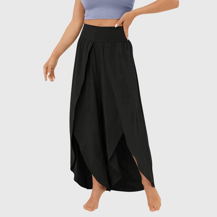 Women's Wide Leg Pants Everyday Comfort in Black