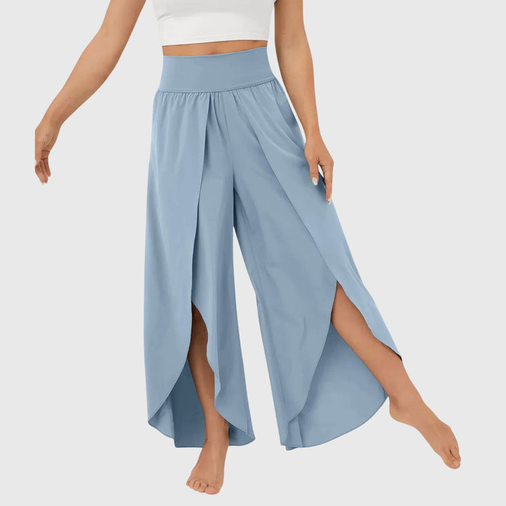 Women's Wide Leg Pants Everyday Comfort in Blue