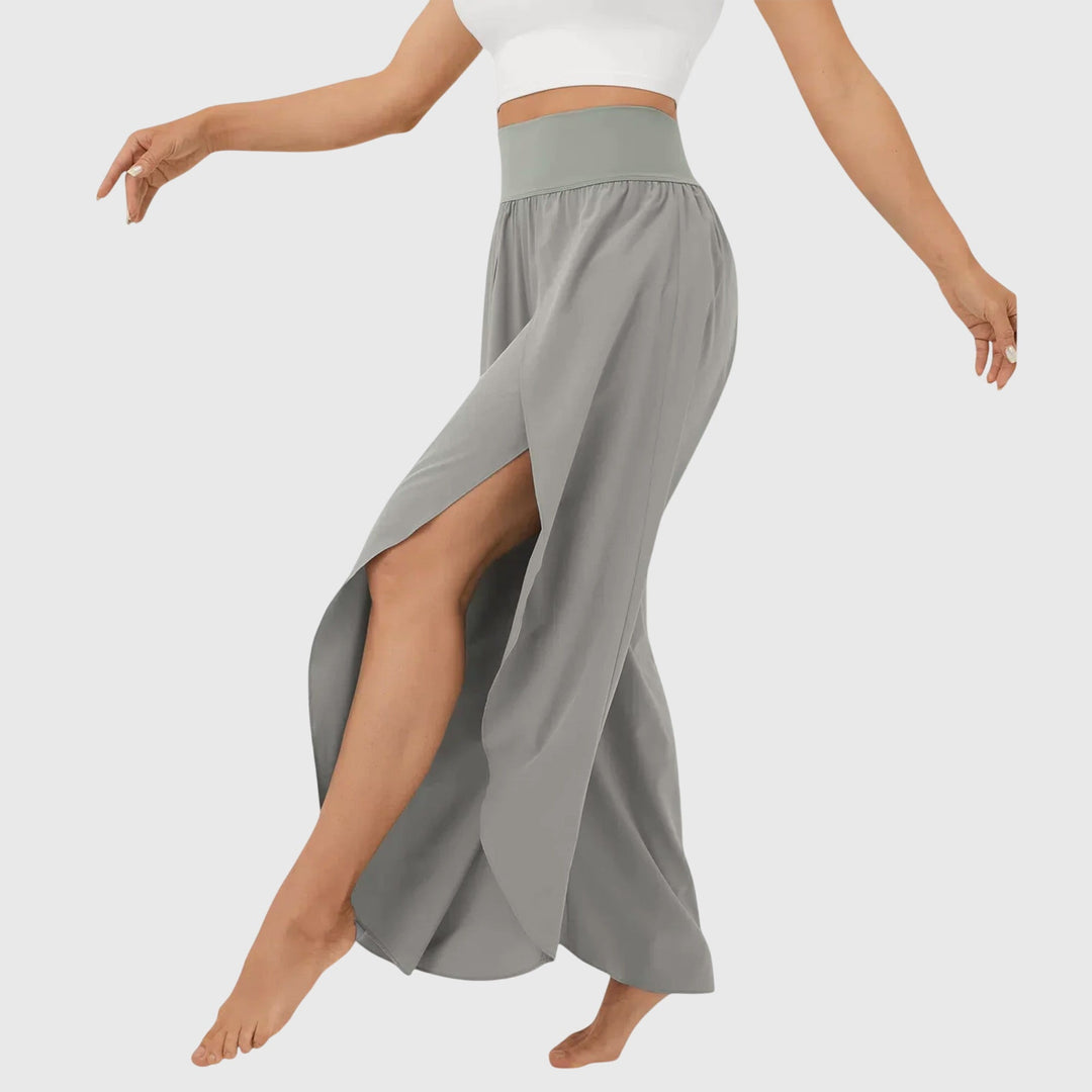 Women's Wide Leg Pants Everyday Comfort in Grey