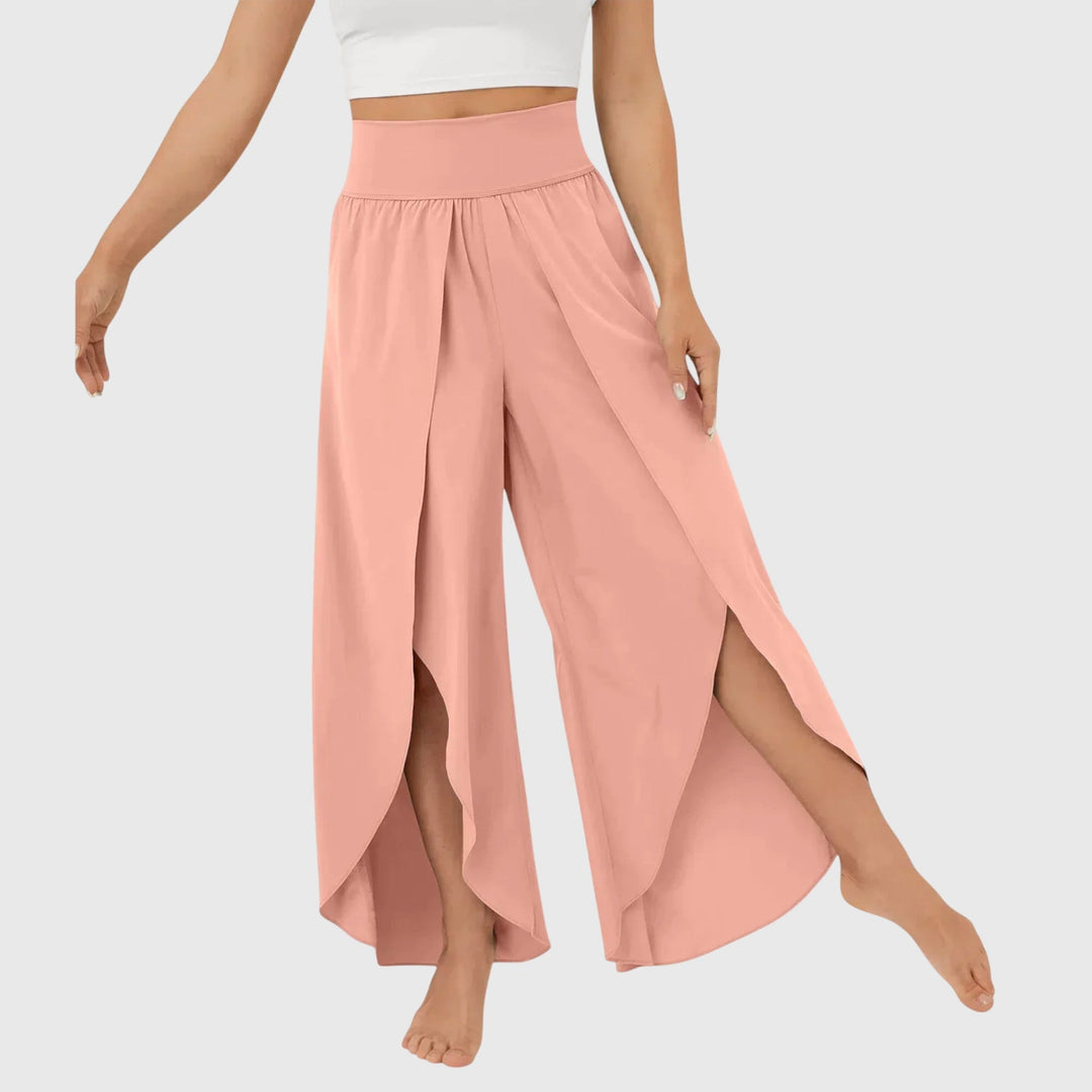 Women's Wide Leg Pants Everyday Comfort in Pink