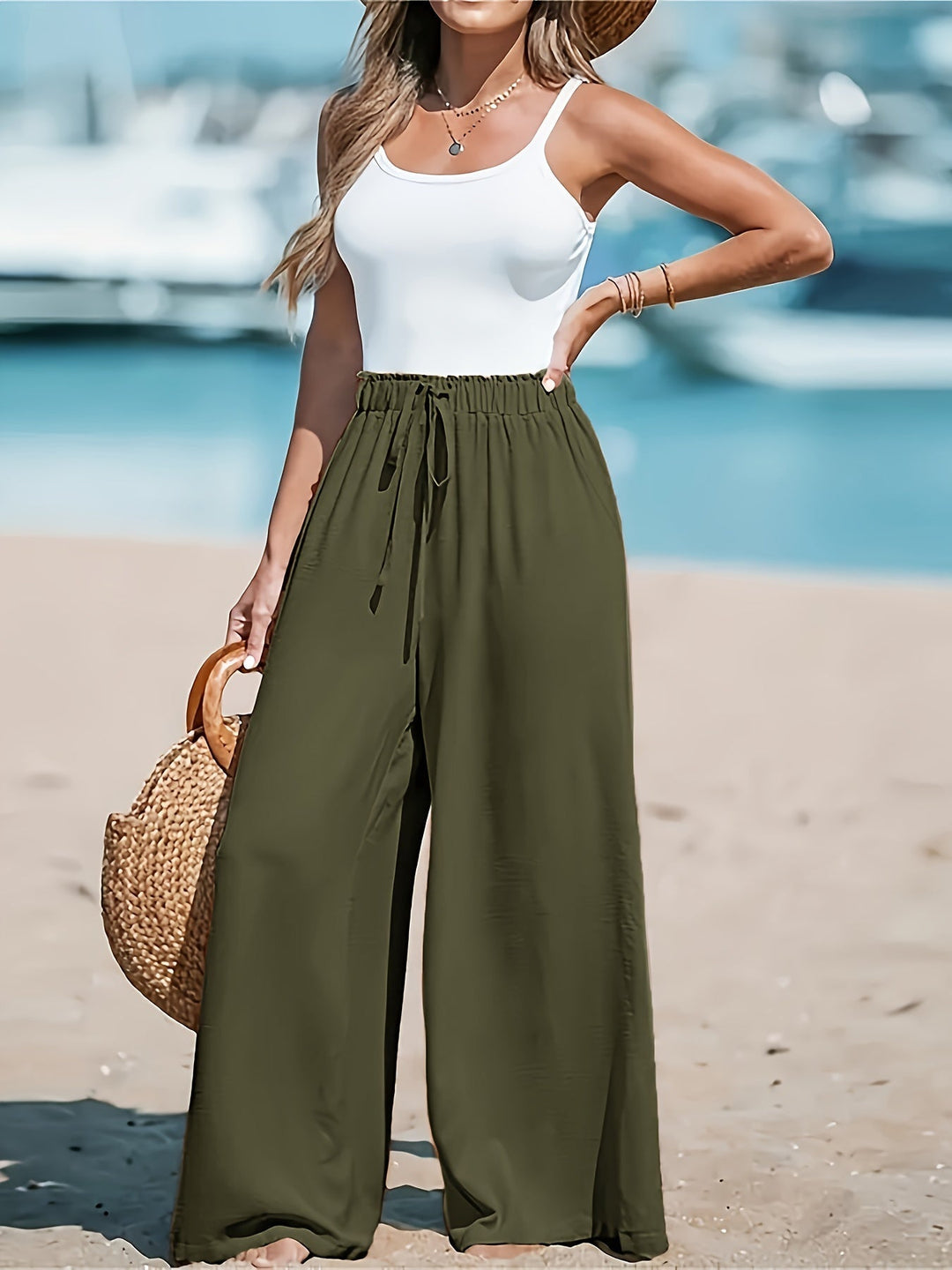 Women's Wide Leg Pants for Everyday Comfort (10)