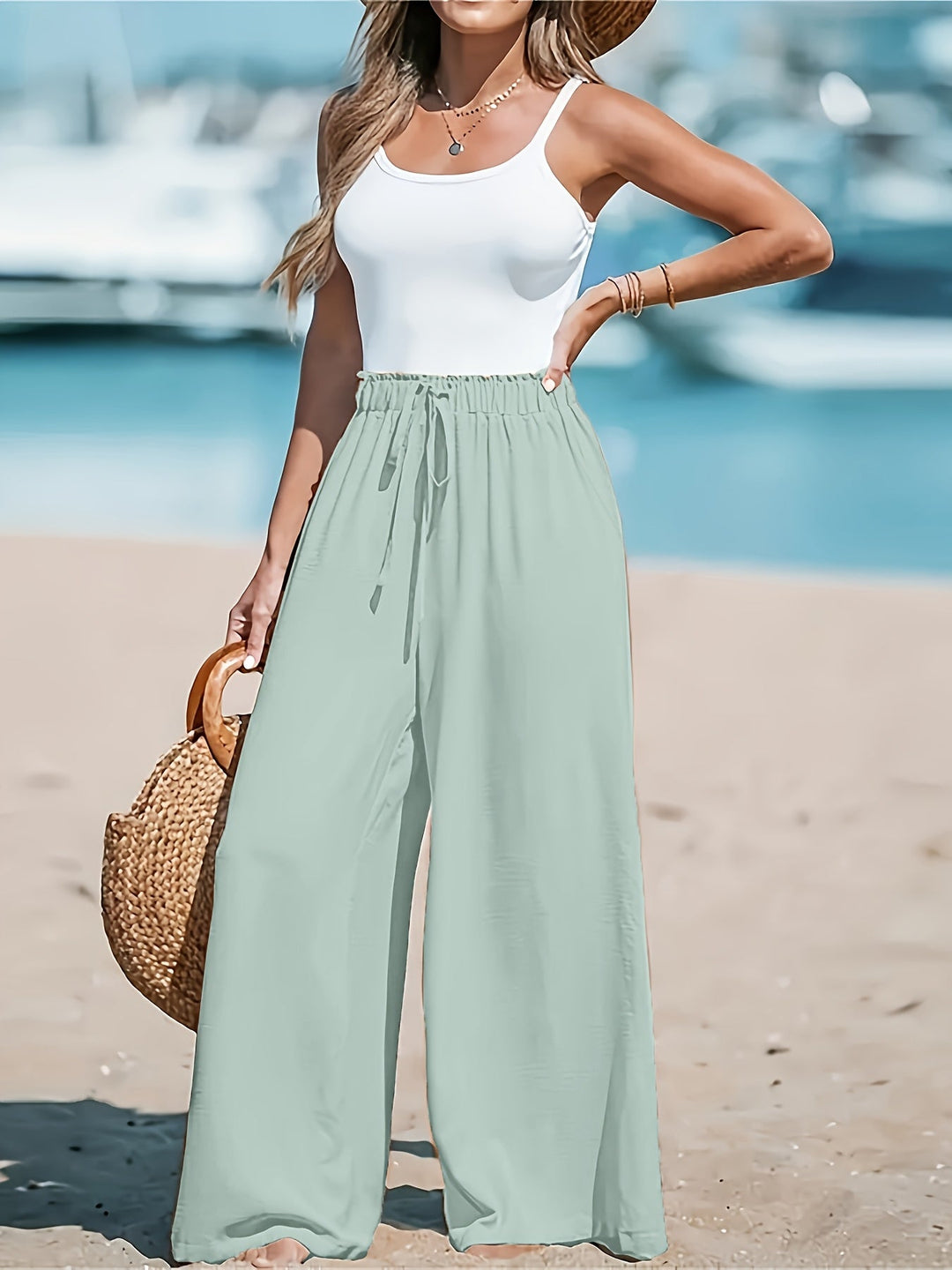 Women's Wide Leg Pants for Everyday Comfort (8)