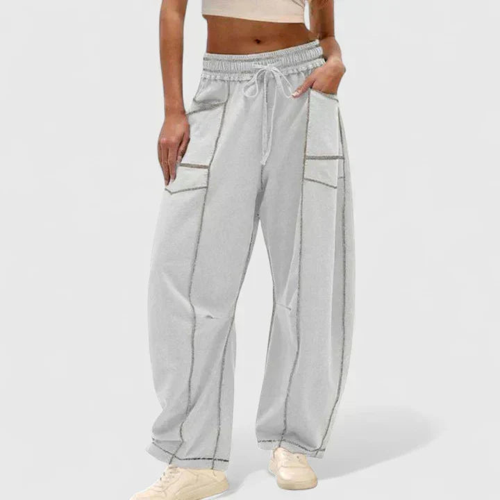 Women's Wide Leg Pants for Everyday Wear in Grey